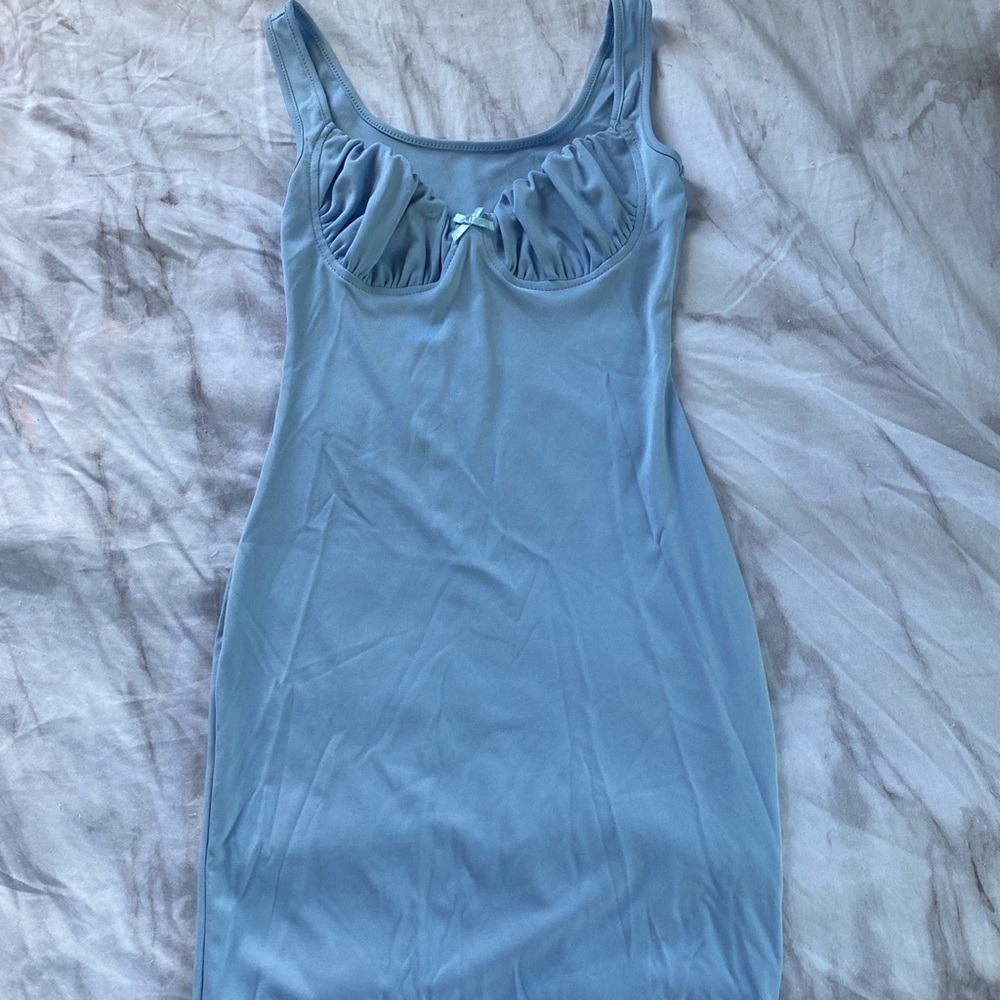 Blue dress